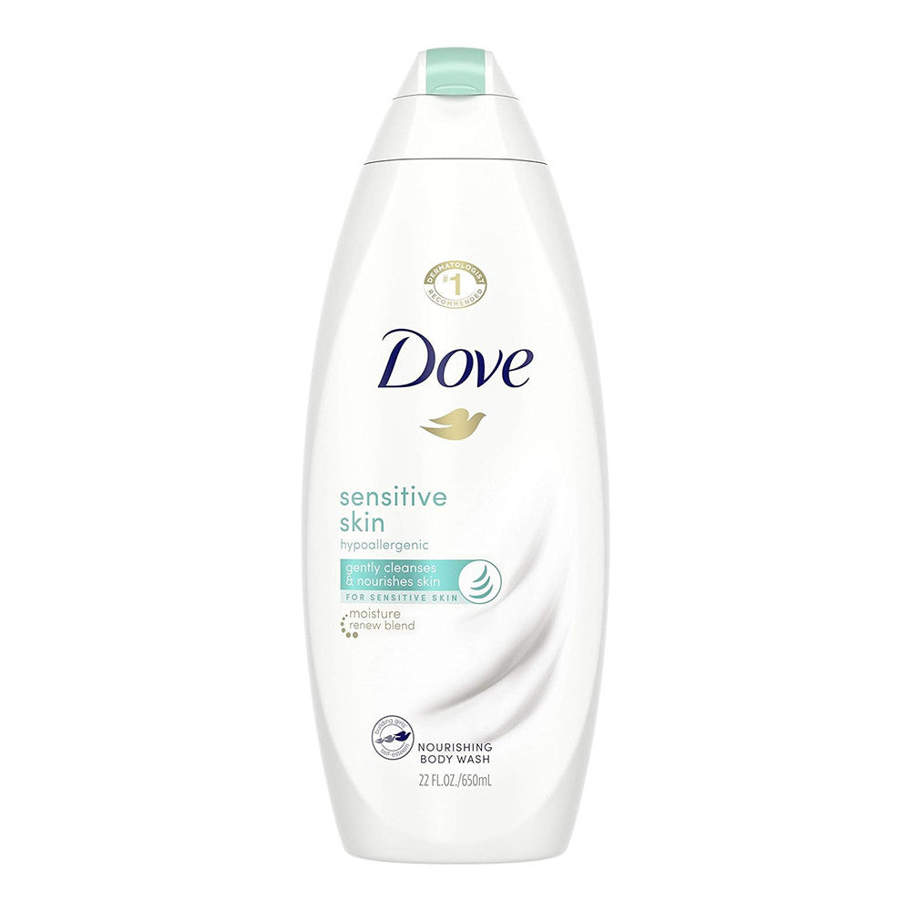 Dove Gently Cleanses and Nourishing Body Wash for Sensitive Skin, 22 Oz